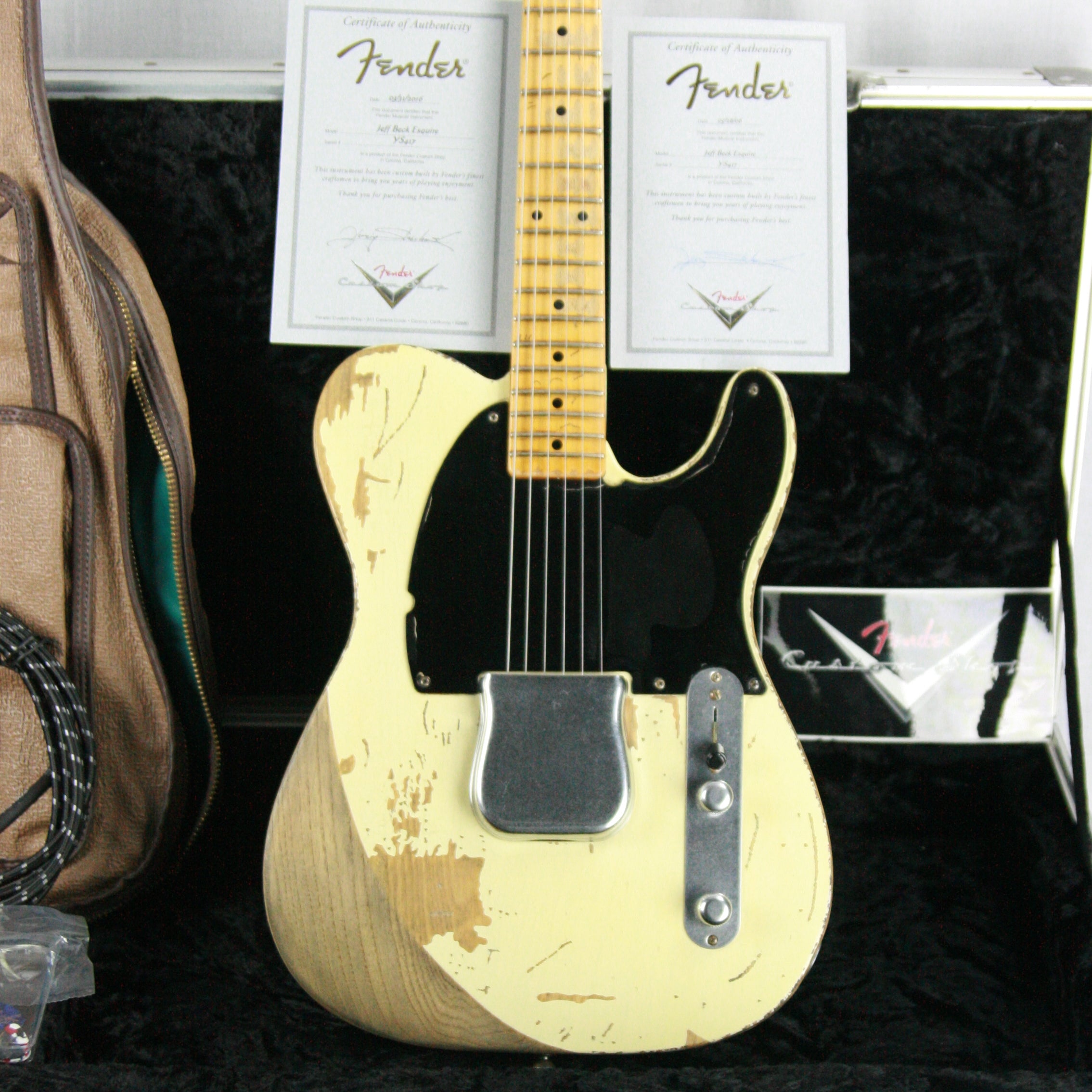 2006 Fender Custom Shop Masterbuilt JEFF BECK 1954 ESQUIRE! Tribute Telecaster by Yuriy Shishkov!