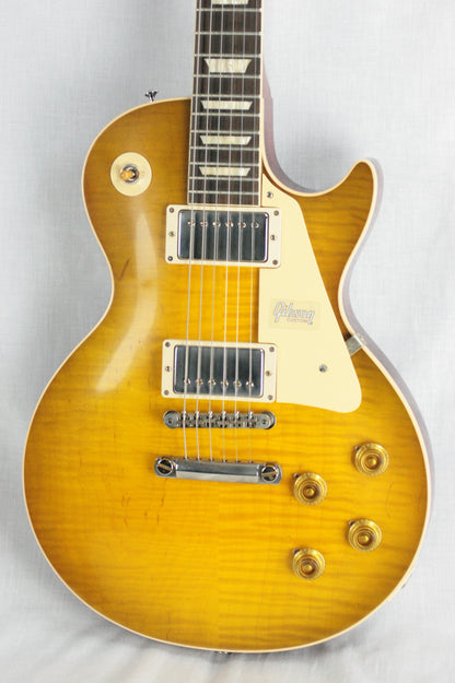 2019 Gibson 1959 AGED Les Paul 60TH ANNIVERSARY Historic Reissue R9 59 Custom Shop Golden Poppy Burst