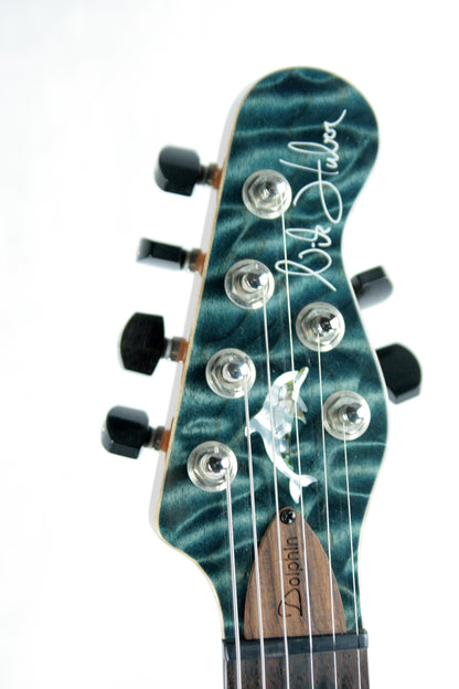 2005 Nik Huber Dolphin 4/2 Headstock! w/ Inlays Quilted Maple Top Swietenia Body! Matching Headstock!