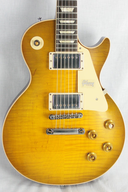 2019 Gibson 1959 AGED Les Paul 60TH ANNIVERSARY Historic Reissue R9 59 Custom Shop Golden Poppy Burst