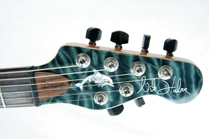 2005 Nik Huber Dolphin 4/2 Headstock! w/ Inlays Quilted Maple Top Swietenia Body! Matching Headstock!