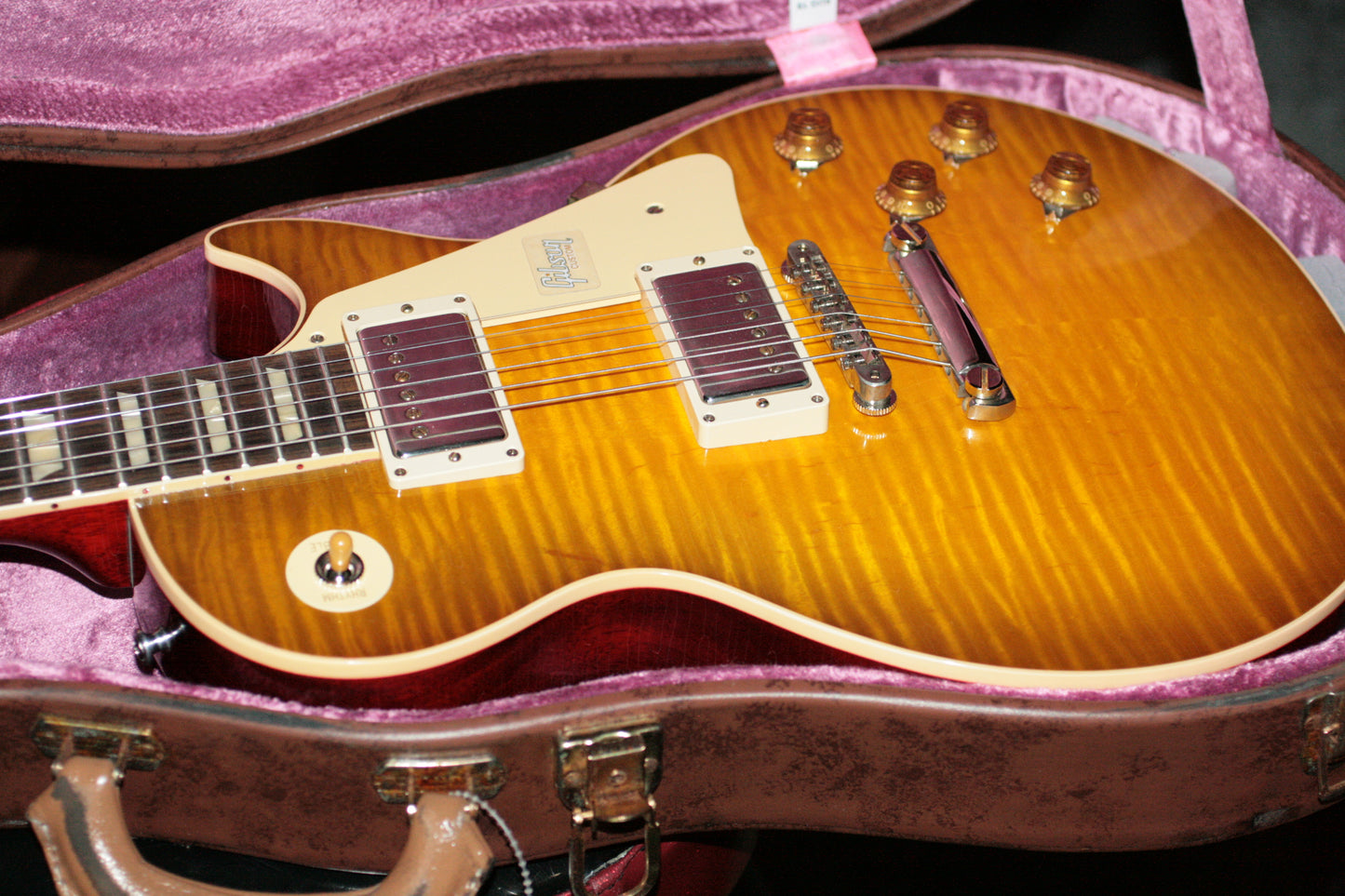 2019 Gibson 1959 AGED Les Paul 60TH ANNIVERSARY Historic Reissue R9 59 Custom Shop Golden Poppy Burst