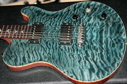 2005 Nik Huber Dolphin 4/2 Headstock! w/ Inlays Quilted Maple Top Swietenia Body! Matching Headstock!