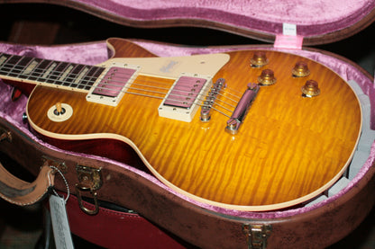 2019 Gibson 1959 AGED Les Paul 60TH ANNIVERSARY Historic Reissue R9 59 Custom Shop Golden Poppy Burst