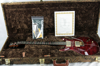 2015 PRS Santana II PRIVATE STOCK! African Blackwood! Red Inlays! Paul Reed Smith INCREDIBLE TOP!