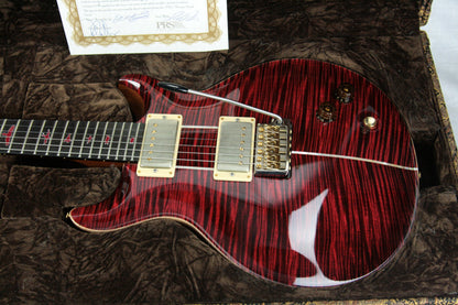 2015 PRS Santana II PRIVATE STOCK! African Blackwood! Red Inlays! Paul Reed Smith INCREDIBLE TOP!