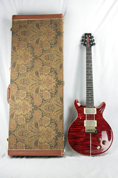 2015 PRS Santana II PRIVATE STOCK! African Blackwood! Red Inlays! Paul Reed Smith INCREDIBLE TOP!