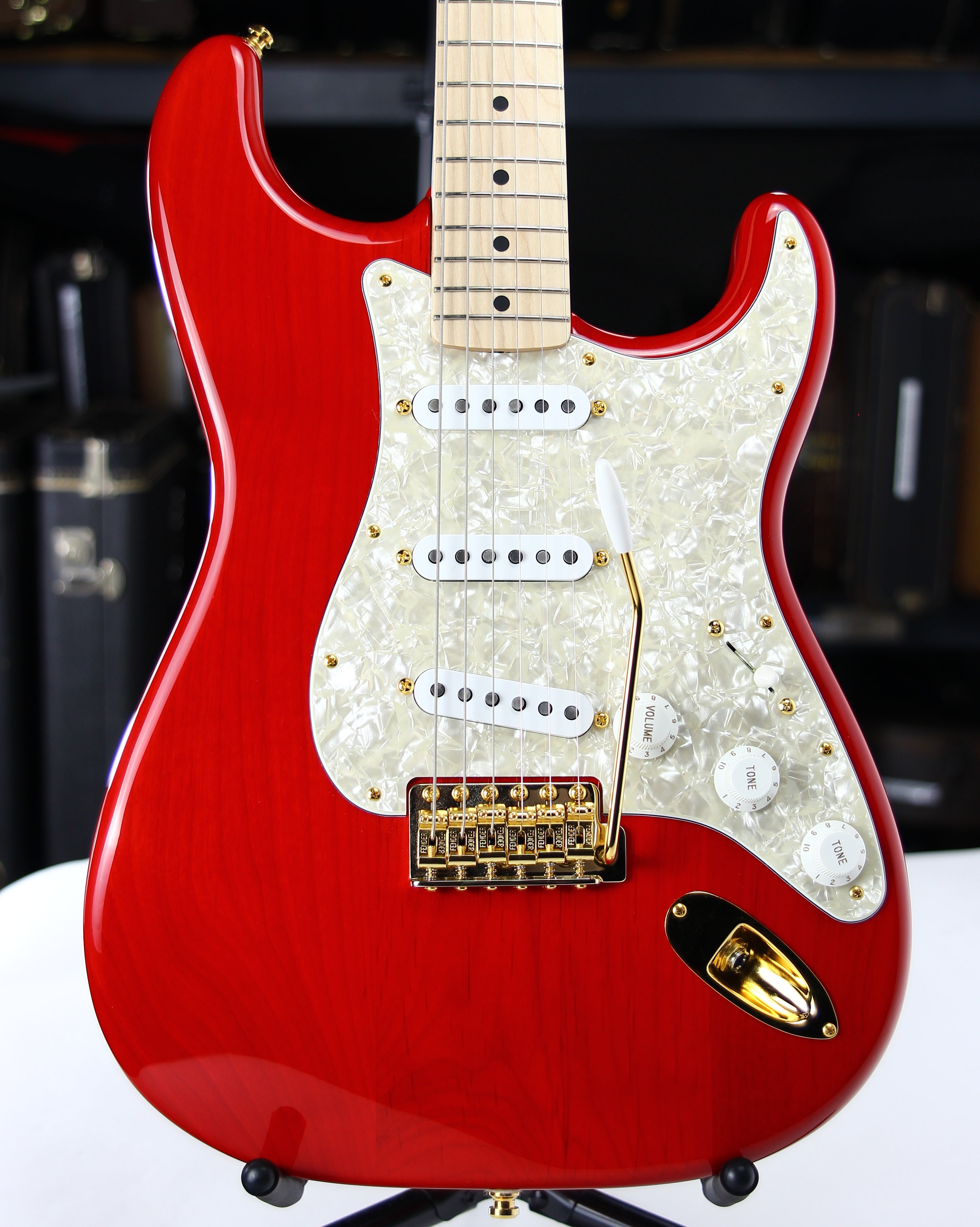 2020 Fender Japan Scandal Mami Signature Stratocaster Trans Red MIJ CI –  Kansas City Vintage Guitars