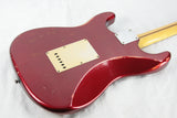 *SOLD*  2010 Fender Custom Shop LTD '58 Stratocaster Relic Abigail Ybarra Pups! Candy Apple Red Gold Guard!