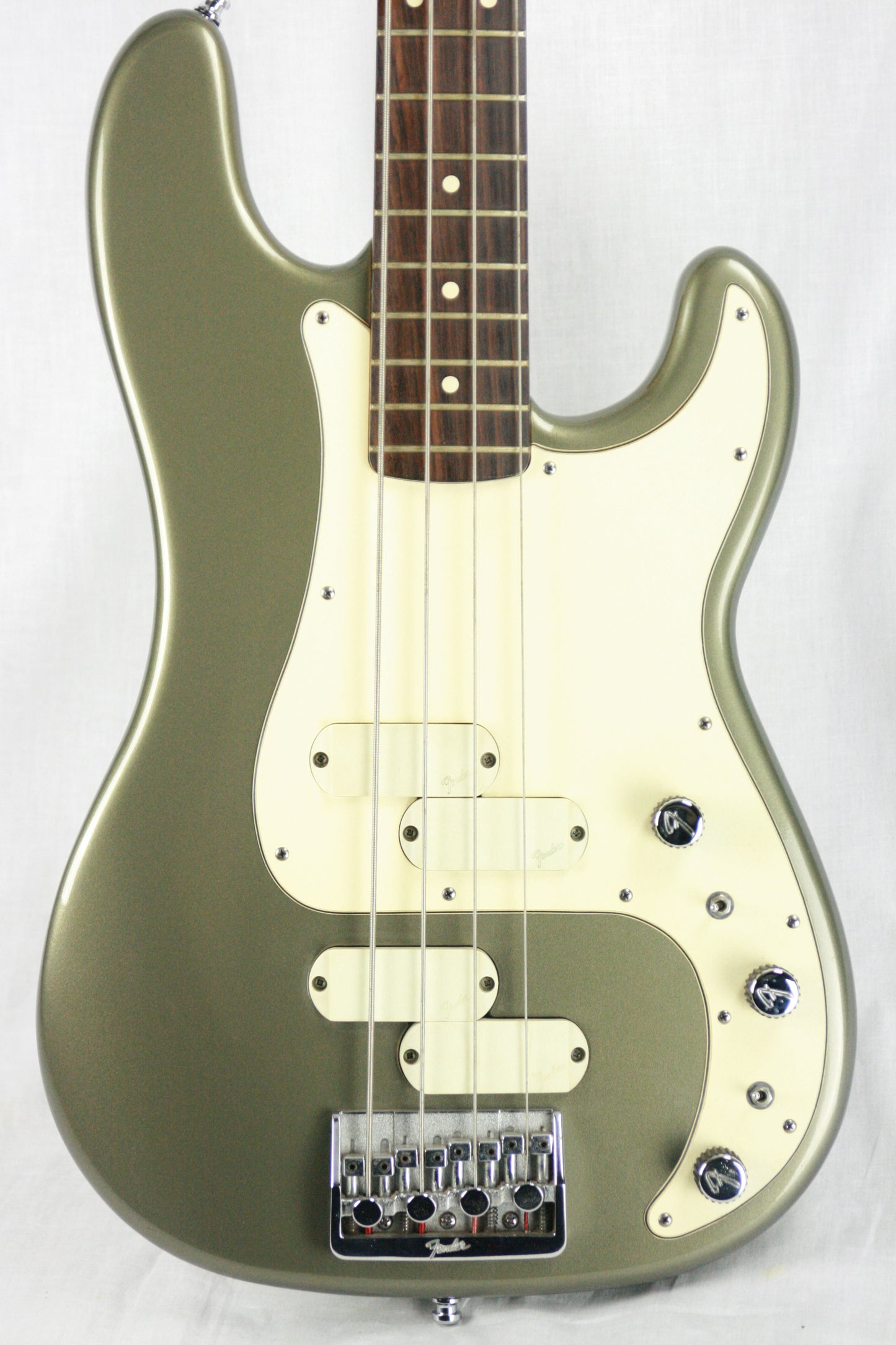 1983 Fender Precision Bass Elite II PEWTER Made in USA! American P! Excellent Condition w/ OHSC!