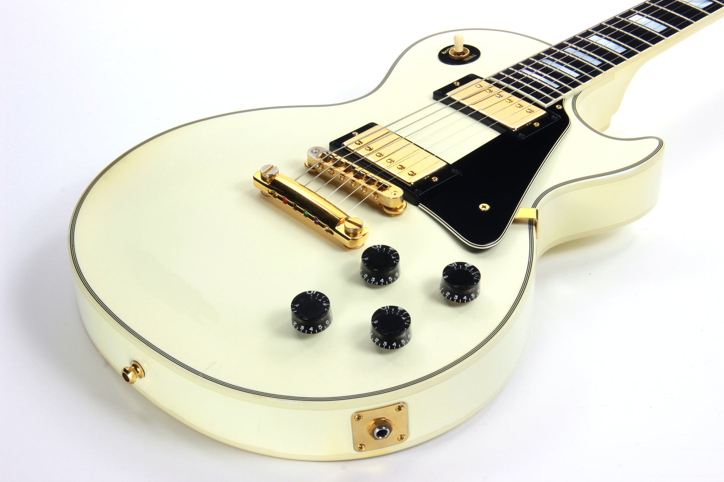 2007 Gibson Custom Shop Les Paul Custom Alpine White Ebony Fingerboard - w/ Original Hard Case