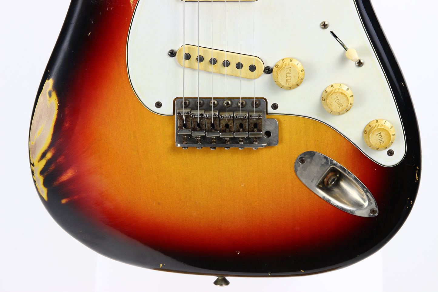 2012 Fender Custom Shop 1960 Stratocaster Relic - 3-Tone Sunburst, Rosewood ‘60 Reissue Strat