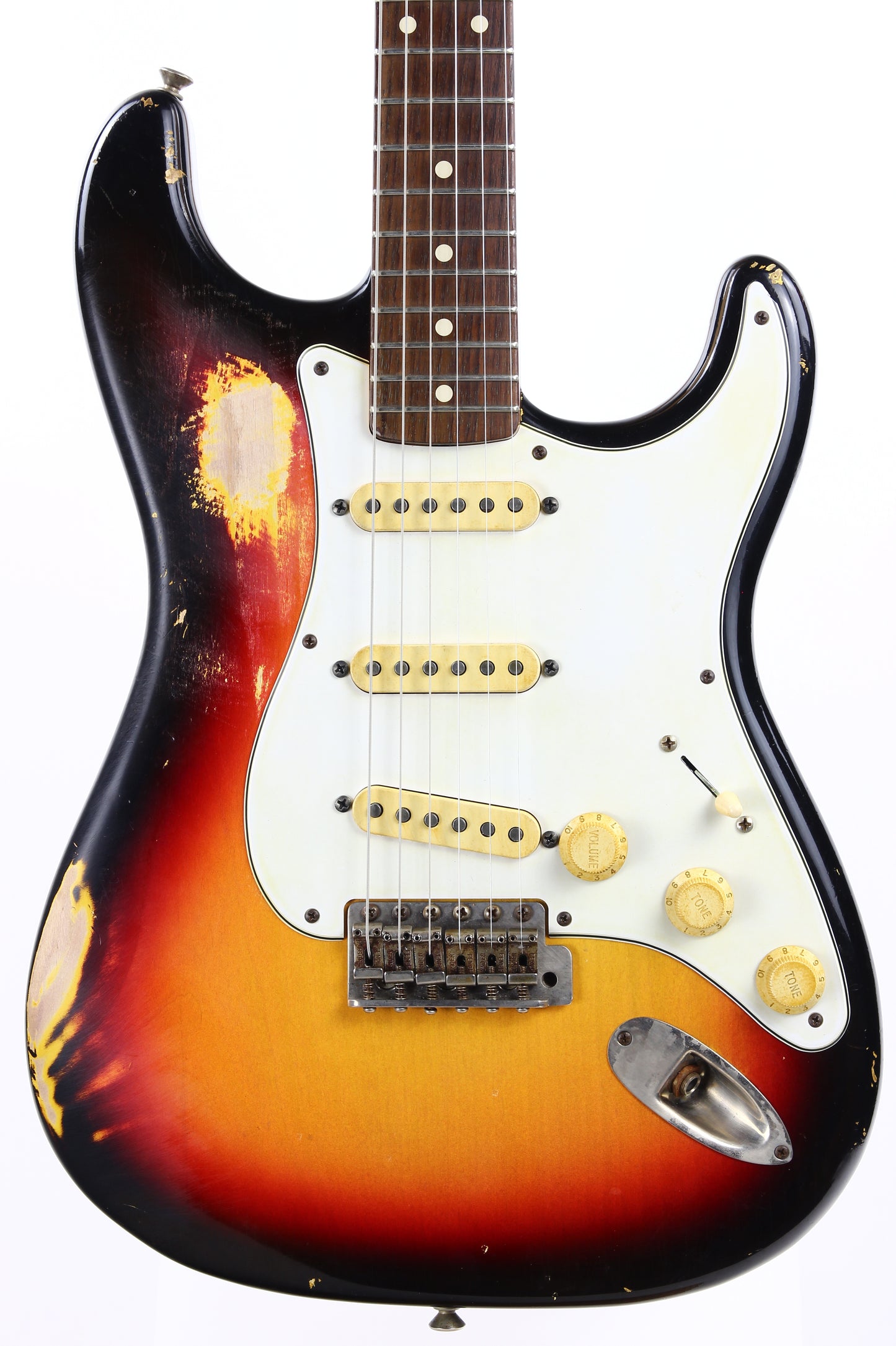 2012 Fender Custom Shop 1960 Stratocaster Relic - 3-Tone Sunburst, Rosewood ‘60 Reissue Strat