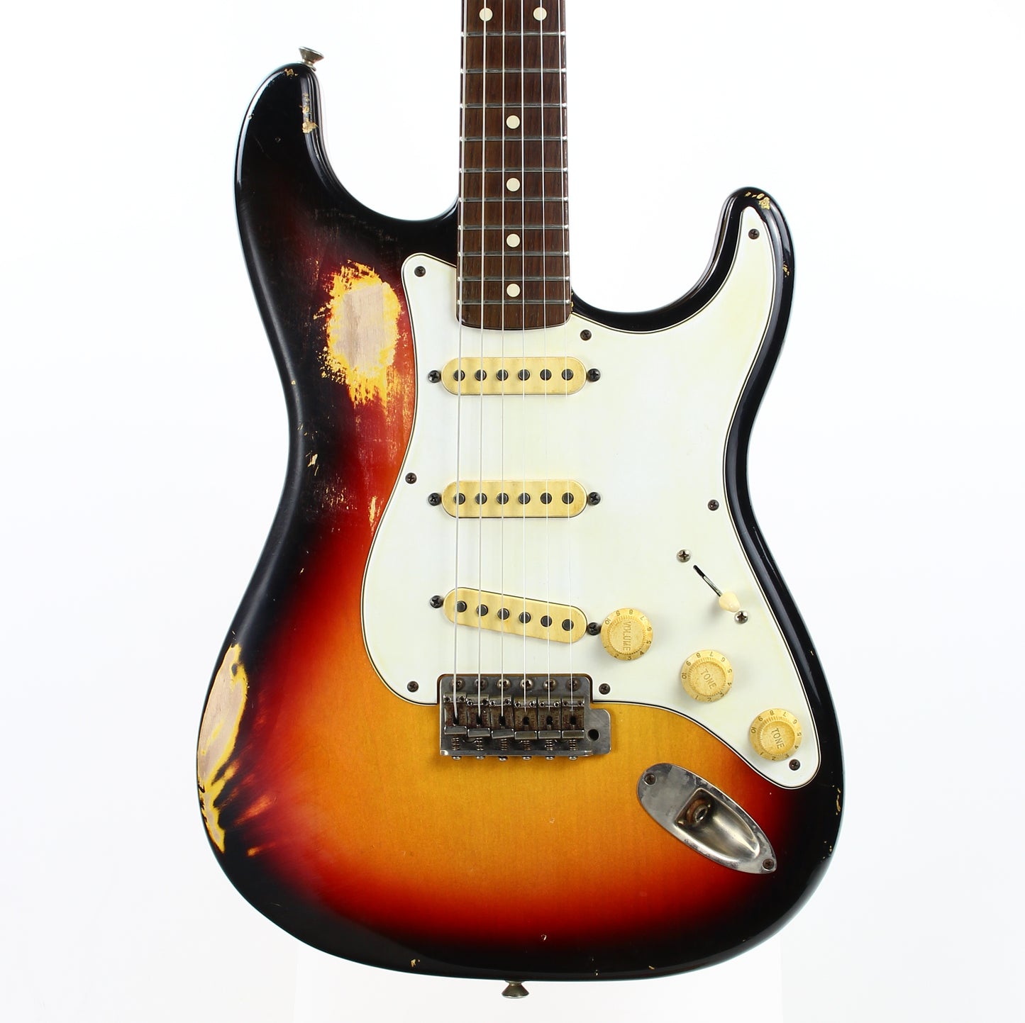 2012 Fender Custom Shop 1960 Stratocaster Relic - 3-Tone Sunburst, Rosewood ‘60 Reissue Strat