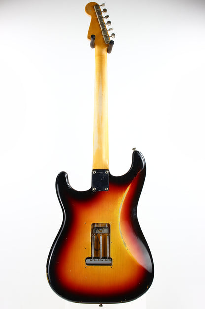 2012 Fender Custom Shop 1960 Stratocaster Relic - 3-Tone Sunburst, Rosewood ‘60 Reissue Strat