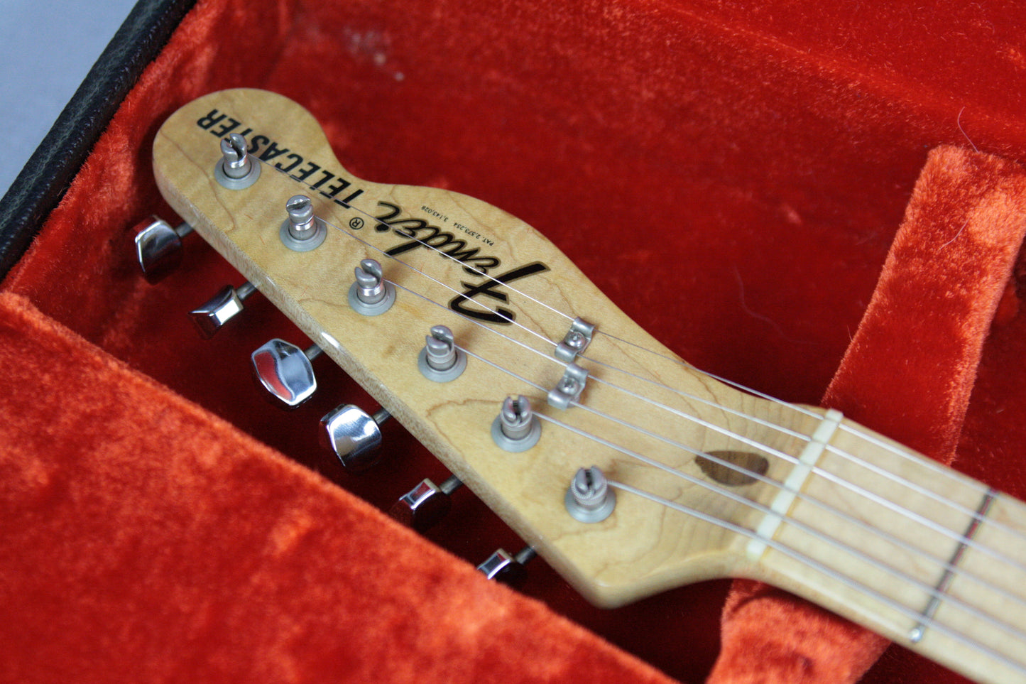 CLEAN 1974 Fender Telecaster Blonde! Vintage Maple Neck Tele 1970's w/ OHSC! 100% Original!