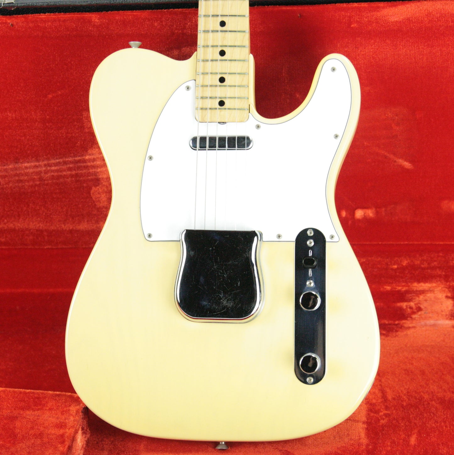 CLEAN 1974 Fender Telecaster Blonde! Vintage Maple Neck Tele 1970's w/ OHSC! 100% Original!