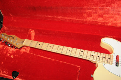 CLEAN 1974 Fender Telecaster Blonde! Vintage Maple Neck Tele 1970's w/ OHSC! 100% Original!