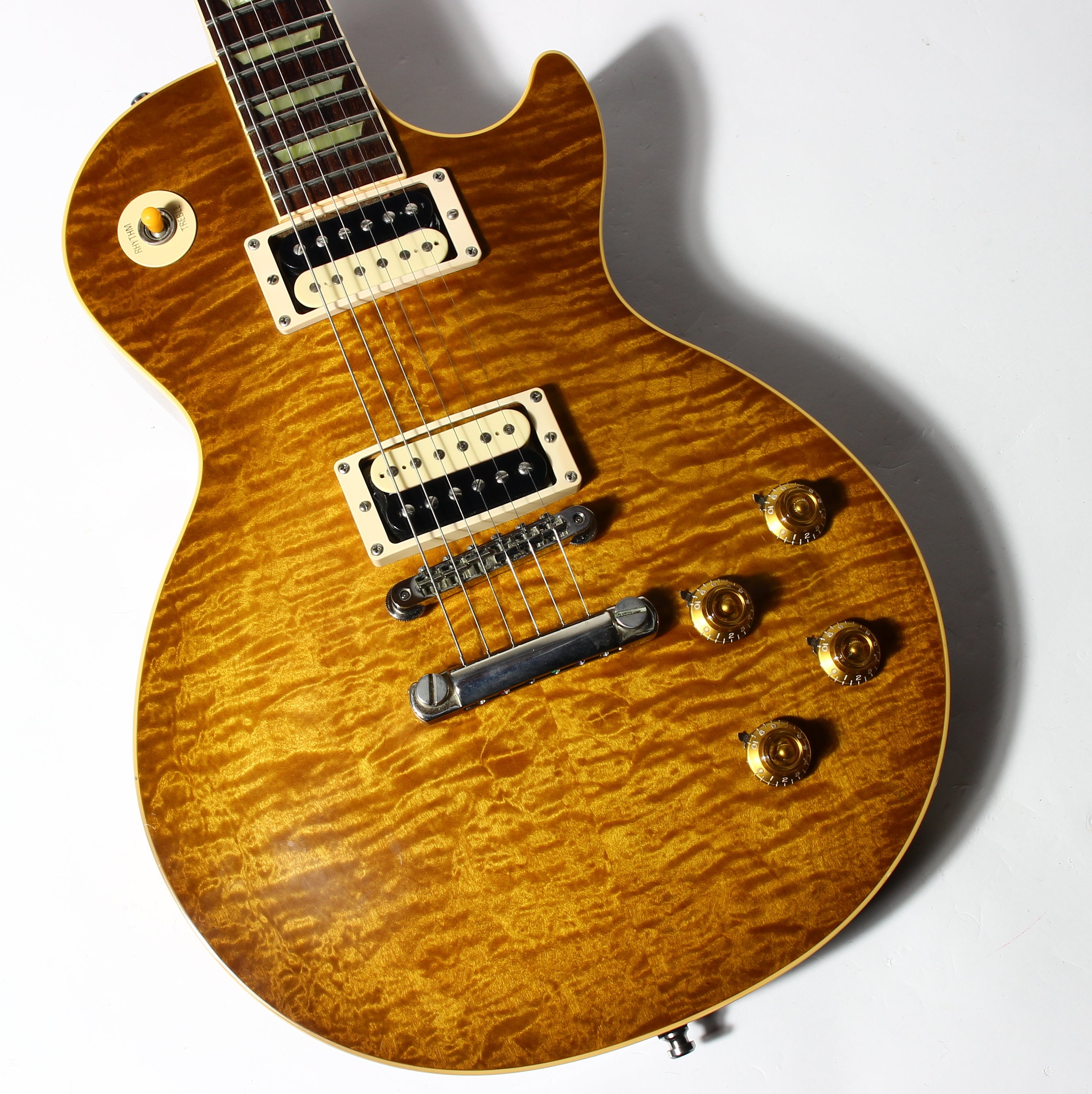 *SOLD*  1995 Gibson Les Paul CLASSIC PREMIUM PLUS Honeyburst KILLER Flametop! 1990's standard