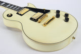 1989 Gibson Les Paul Custom White - Ebony Fingerboard, Original Protector Chainsaw Case, Owner's Manual! Vintage 1980's