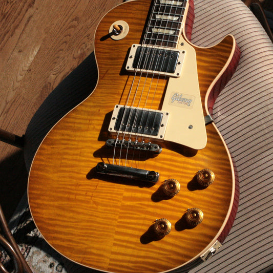 2019 Gibson 1959 AGED Les Paul 60TH ANNIVERSARY Historic Reissue R9 59 Custom Shop Golden Poppy Burst