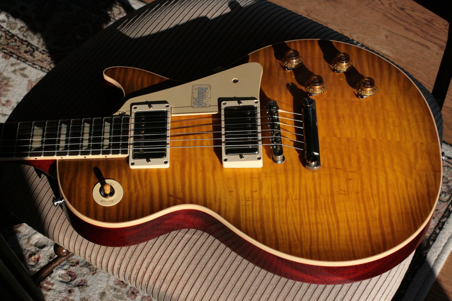 2019 Gibson 1959 AGED Les Paul 60TH ANNIVERSARY Historic Reissue R9 59 Custom Shop Golden Poppy Burst