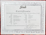 *SOLD*  2013 Grosh 20th Anniversary NOS Retro BRAZILIAN ROSEWOOD Board -- Birdseye Maple, 1-Piece Swamp Ash, Mary Kay Strat S Stratocaster