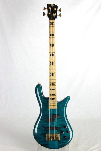 RARE 2013 Spector EURO 4LX Bahama Blue w/ MAPLE Fretboard! EMG PJ