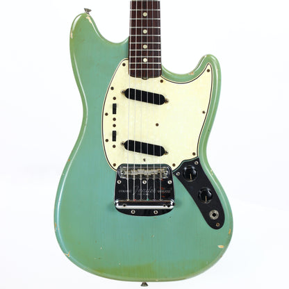 1965 Fender Mustang DAPHNE BLUE - Kurt Cobain-type, L-Series, Small Headstock! duo sonic musicmaster