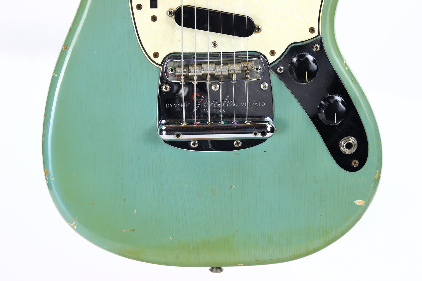 1965 Fender Mustang DAPHNE BLUE - Kurt Cobain-type, L-Series, Small Headstock! duo sonic musicmaster