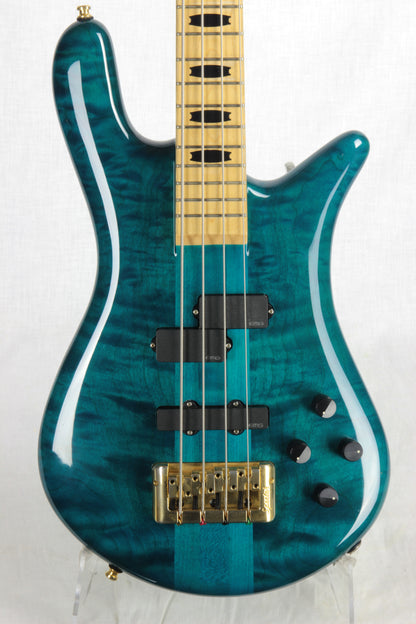 RARE 2013 Spector EURO 4LX Bahama Blue w/ MAPLE Fretboard! EMG PJ