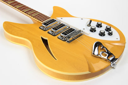 1992 Rickenbacker 370WB Mapleglo - Double-Bound OS Old-Style - 3 Pickups - Original Silver Case!