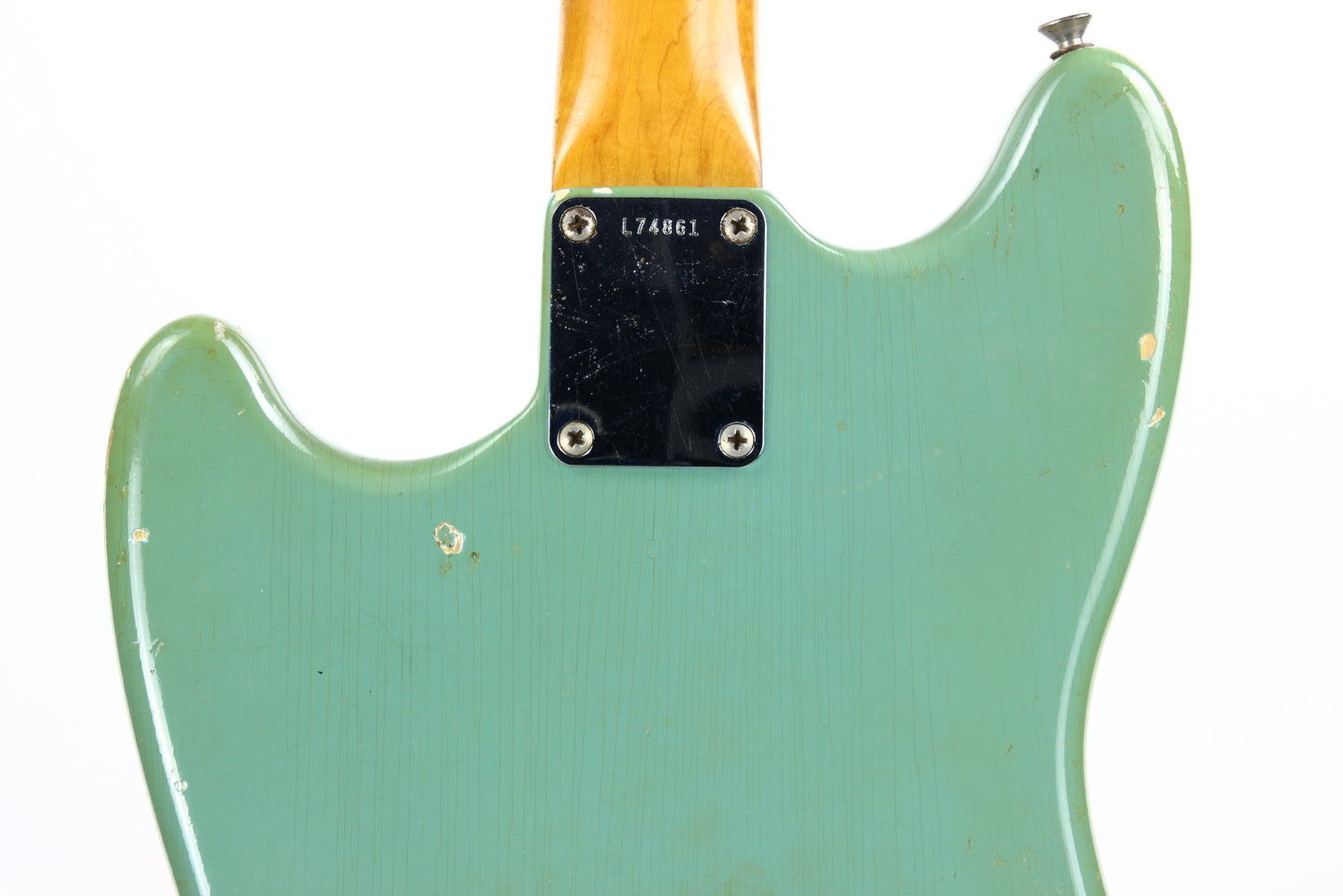 1965 Fender Mustang DAPHNE BLUE - Kurt Cobain-type, L-Series, Small Headstock! duo sonic musicmaster