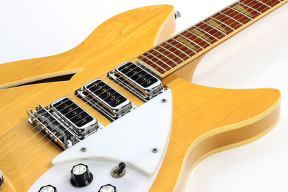 1992 Rickenbacker 370WB Mapleglo - Double-Bound OS Old-Style - 3 Pickups - Original Silver Case!