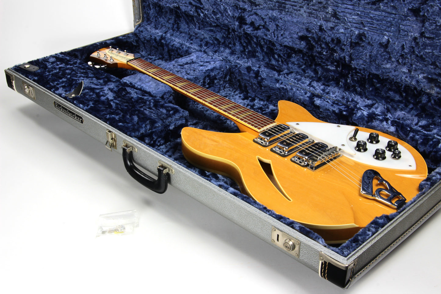 1992 Rickenbacker 370WB Mapleglo - Double-Bound OS Old-Style - 3 Pickups - Original Silver Case!