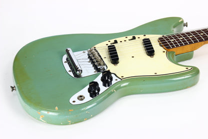 1965 Fender Mustang DAPHNE BLUE - Kurt Cobain-type, L-Series, Small Headstock! duo sonic musicmaster