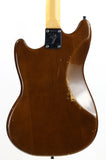 1975 Fender Mustang Walnut Mocha Brown w/ Original Case - Offset Body, Kurt Cobain-type!