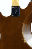 1975 Fender Mustang Walnut Mocha Brown w/ Original Case - Offset Body, Kurt Cobain-type!