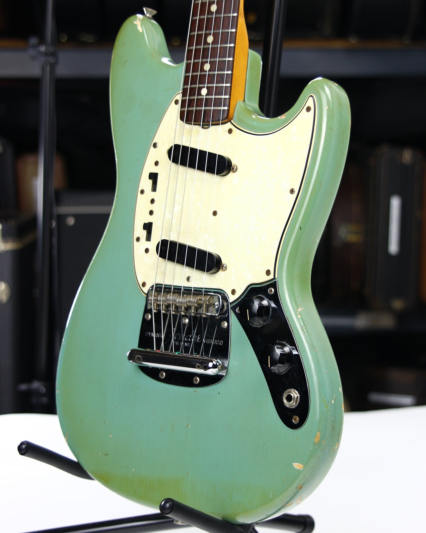 1965 Fender Mustang DAPHNE BLUE - Kurt Cobain-type, L-Series, Small Headstock! duo sonic musicmaster