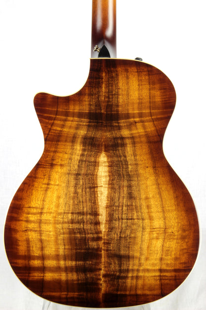 2018 Taylor K24CE ALL KOA Grand Auditorium V-Class Bracing Shaded Edgeburst Sunburst