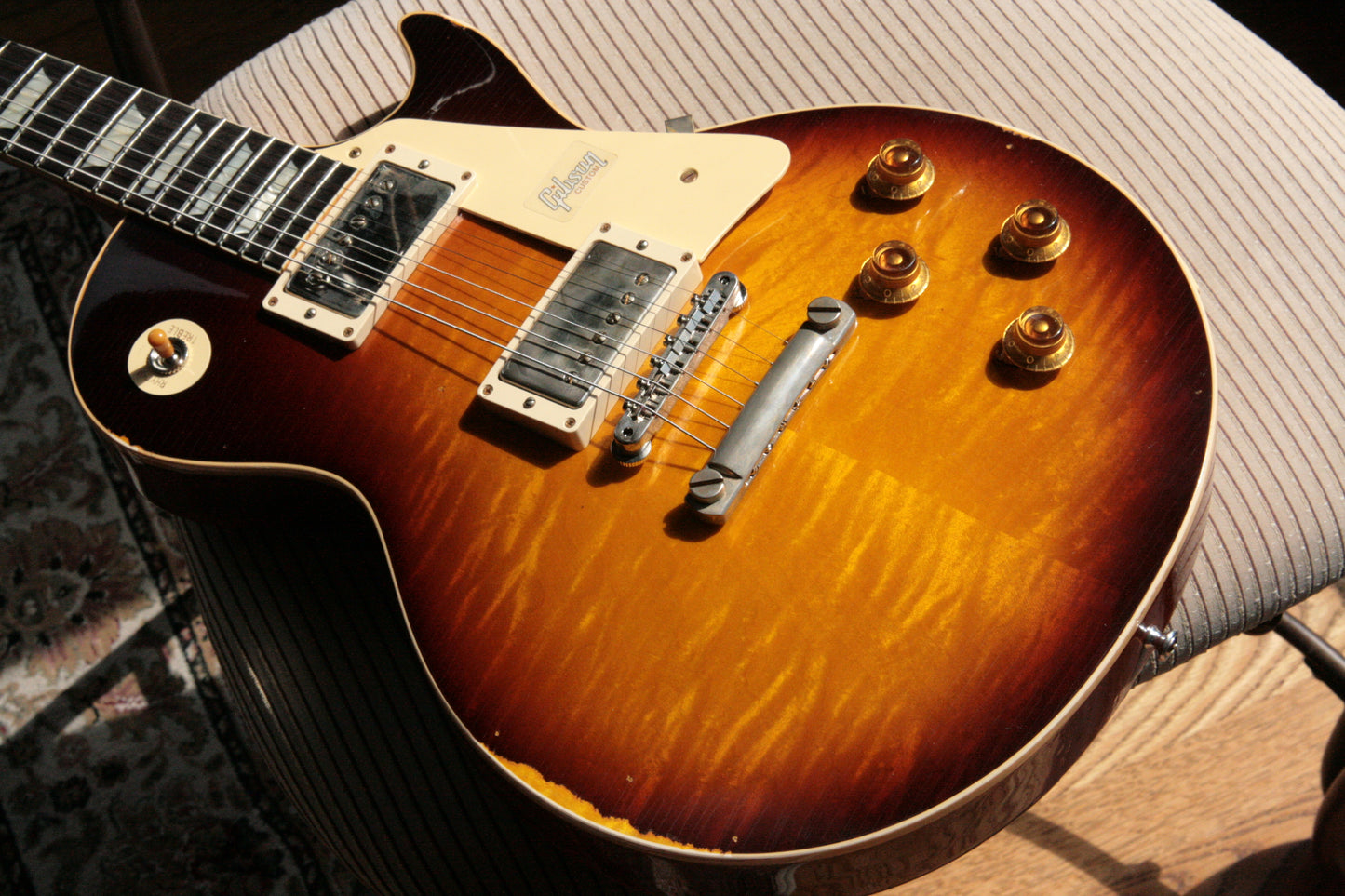 2018 Gibson 1959 HEAVY AGED Bourbon Burst Les Paul Reissue! R9 59 Historic Custom Shop