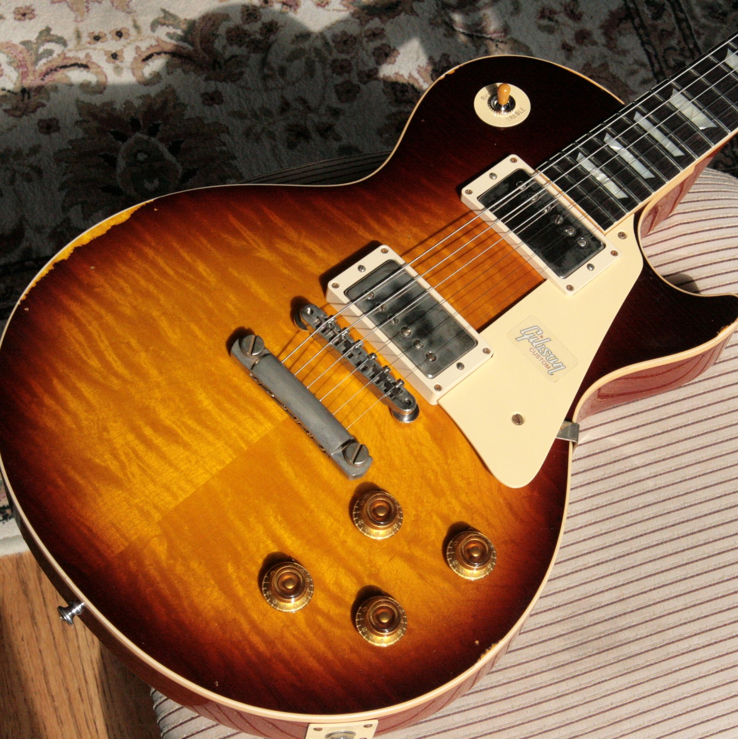 2018 Gibson 1959 HEAVY AGED Bourbon Burst Les Paul Reissue! R9 59 Historic Custom Shop