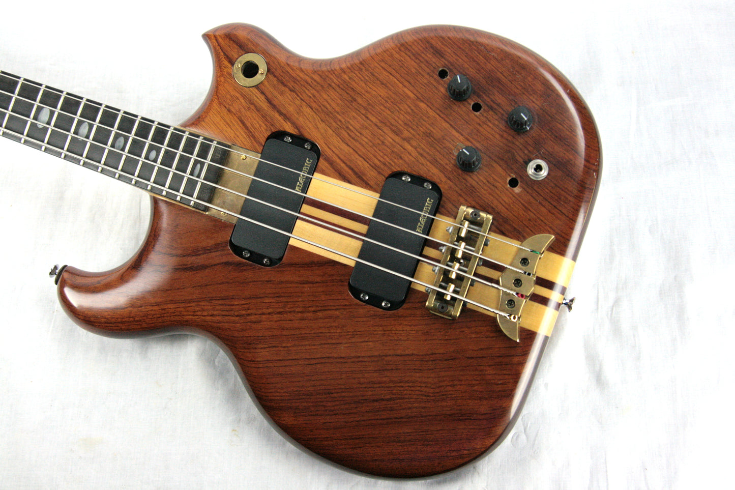 1984 Alembic Distillate Bass Guitar! Bubinga, Maple, Purpleheart, Active Electronics! series 1 2