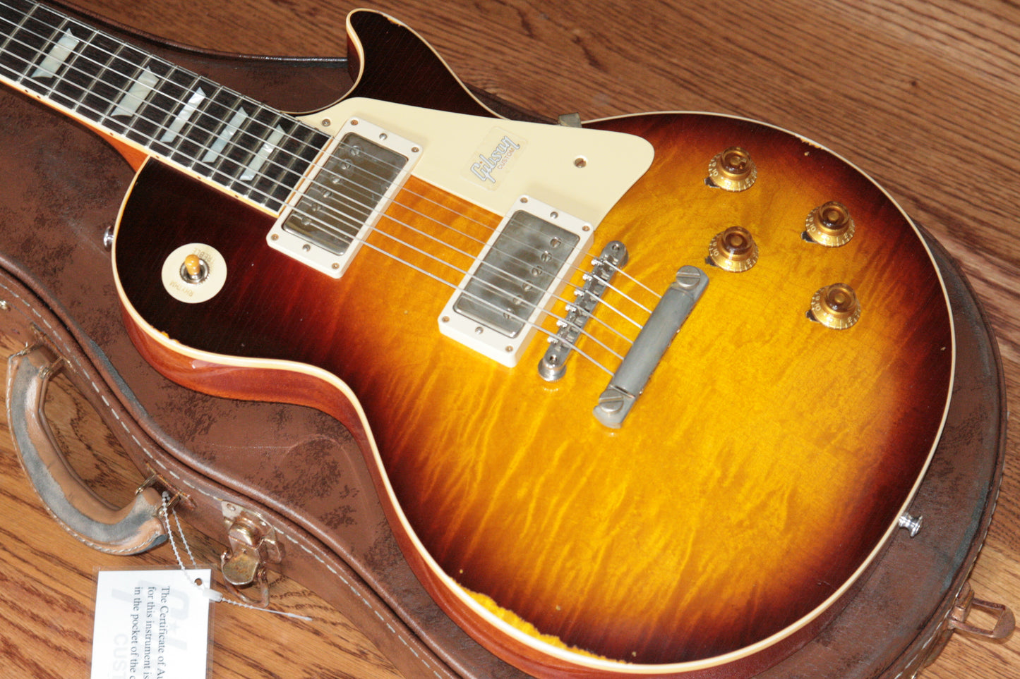 2018 Gibson 1959 HEAVY AGED Bourbon Burst Les Paul Reissue! R9 59 Historic Custom Shop