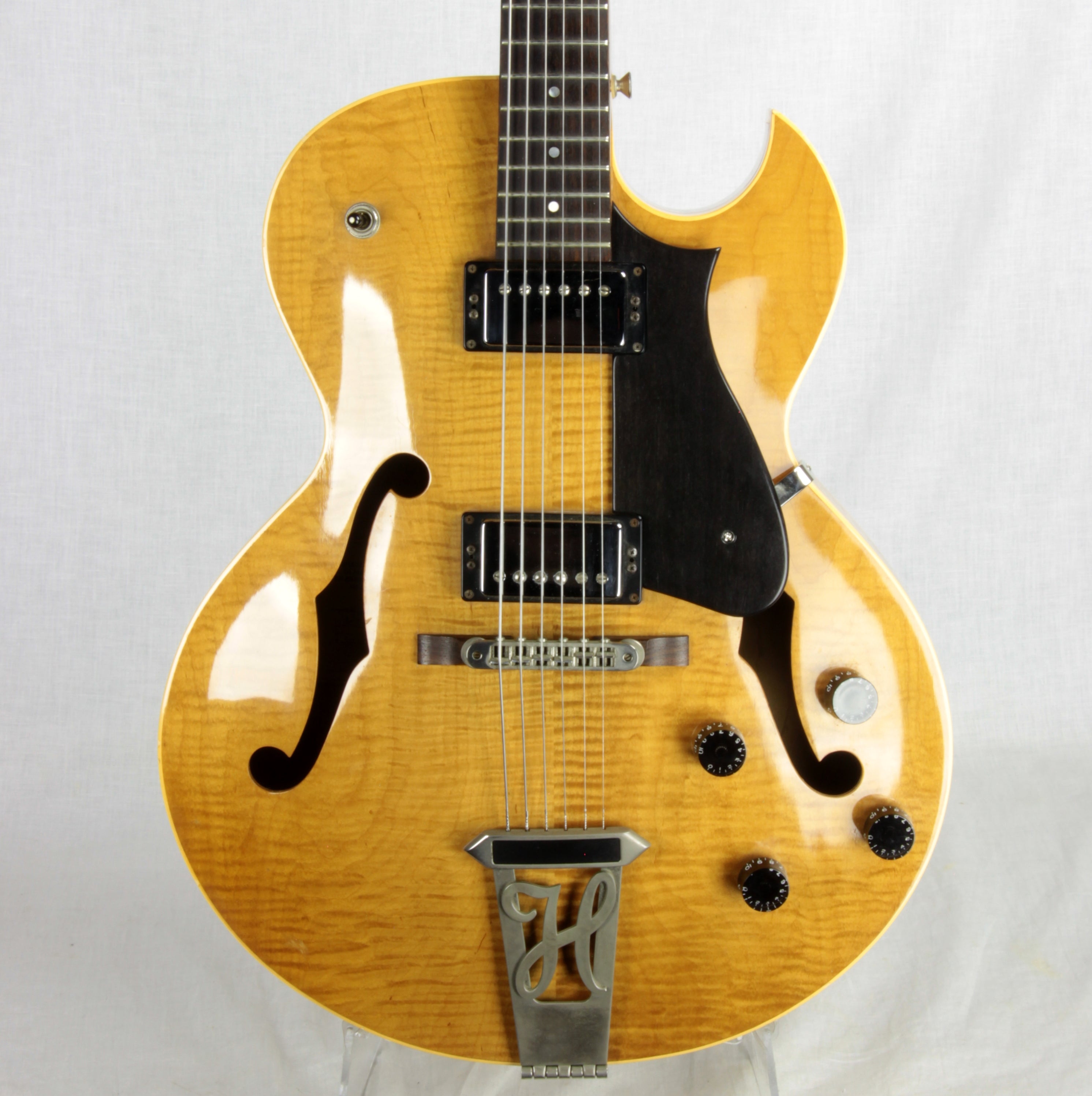 2003 Heritage H575 Natural Blond Archtop Guitar FLAME w/ HRW Pickups! ES-175 H-575