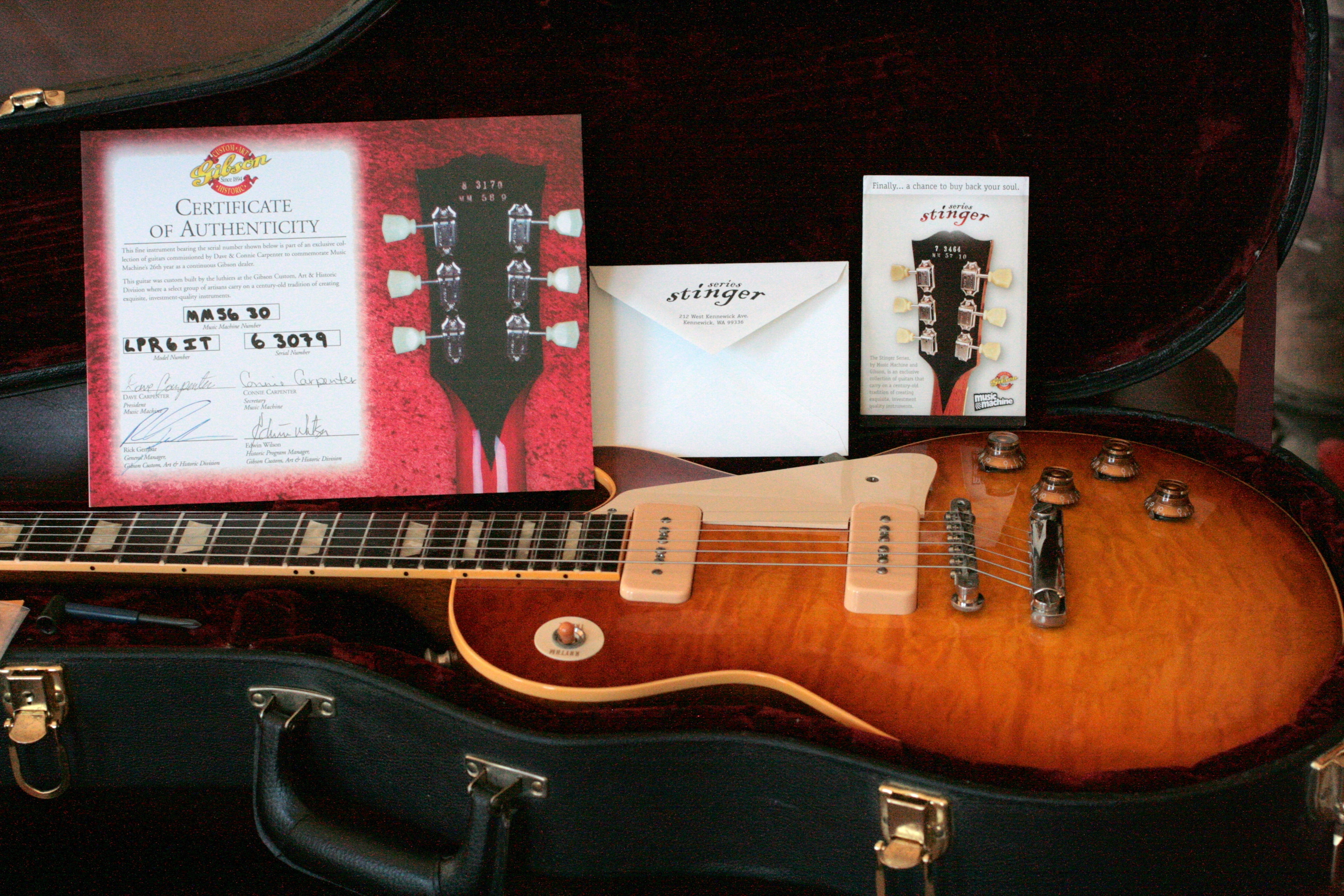 *SOLD*  2003 Gibson BRAZILIAN ROSEWOOD 1956 Les Paul Historic Reissue! STINGER! 56 R6 59 r9