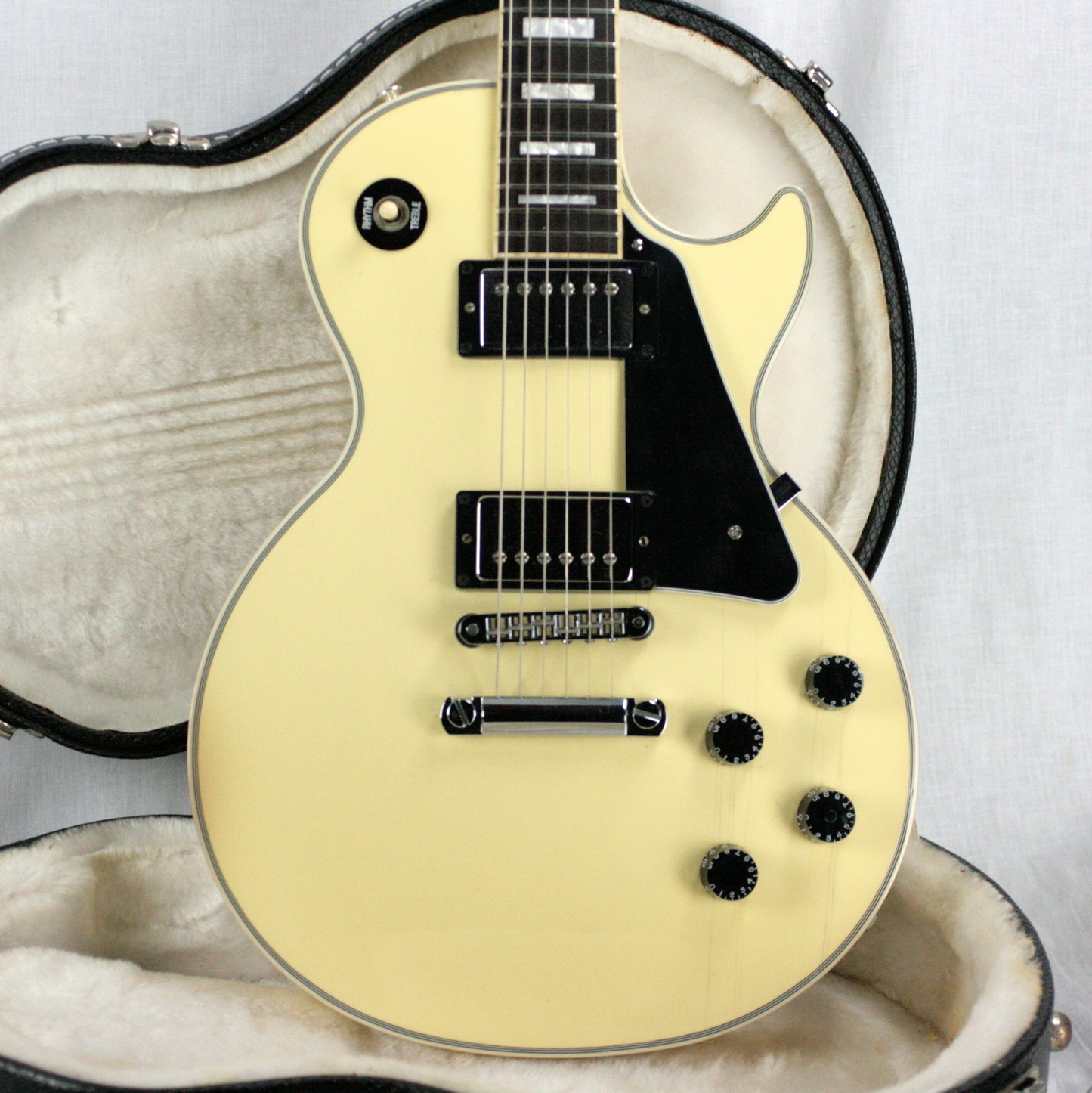 2012 Gibson Les Paul Classic Custom White Cream w/ Original Case!