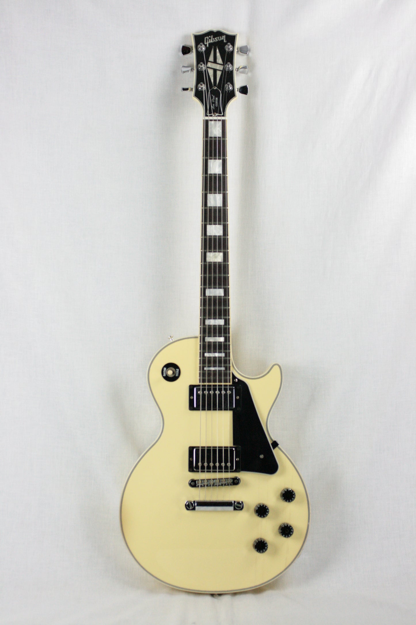 2012 Gibson Les Paul Classic Custom White Cream w/ Original Case!