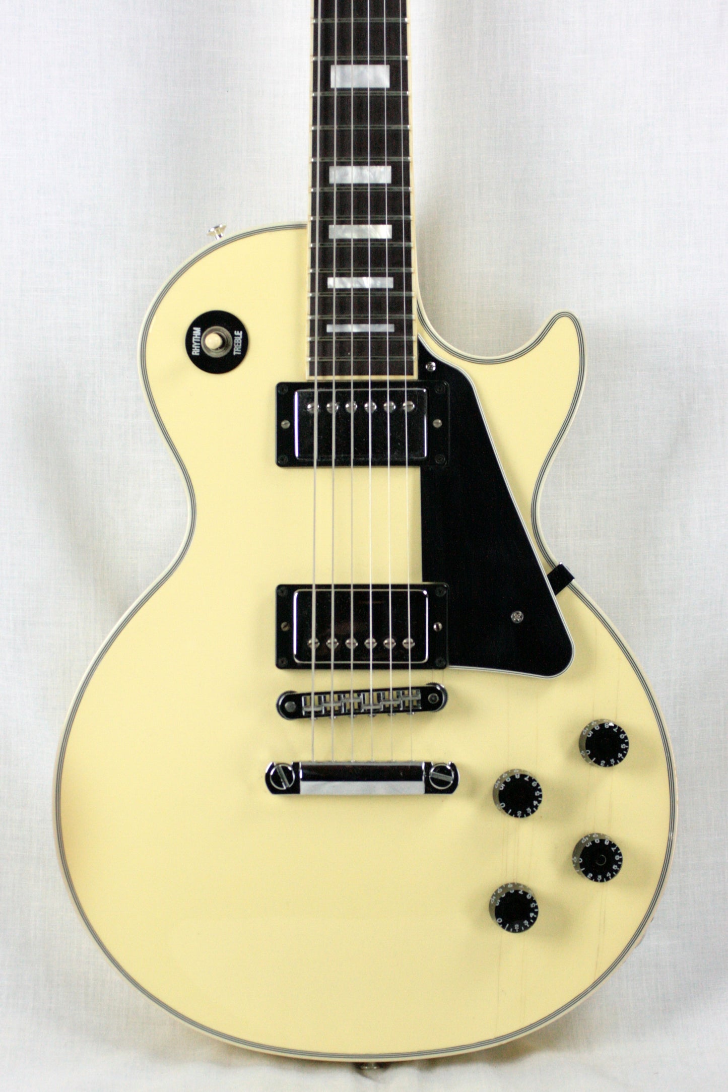 2012 Gibson Les Paul Classic Custom White Cream w/ Original Case!