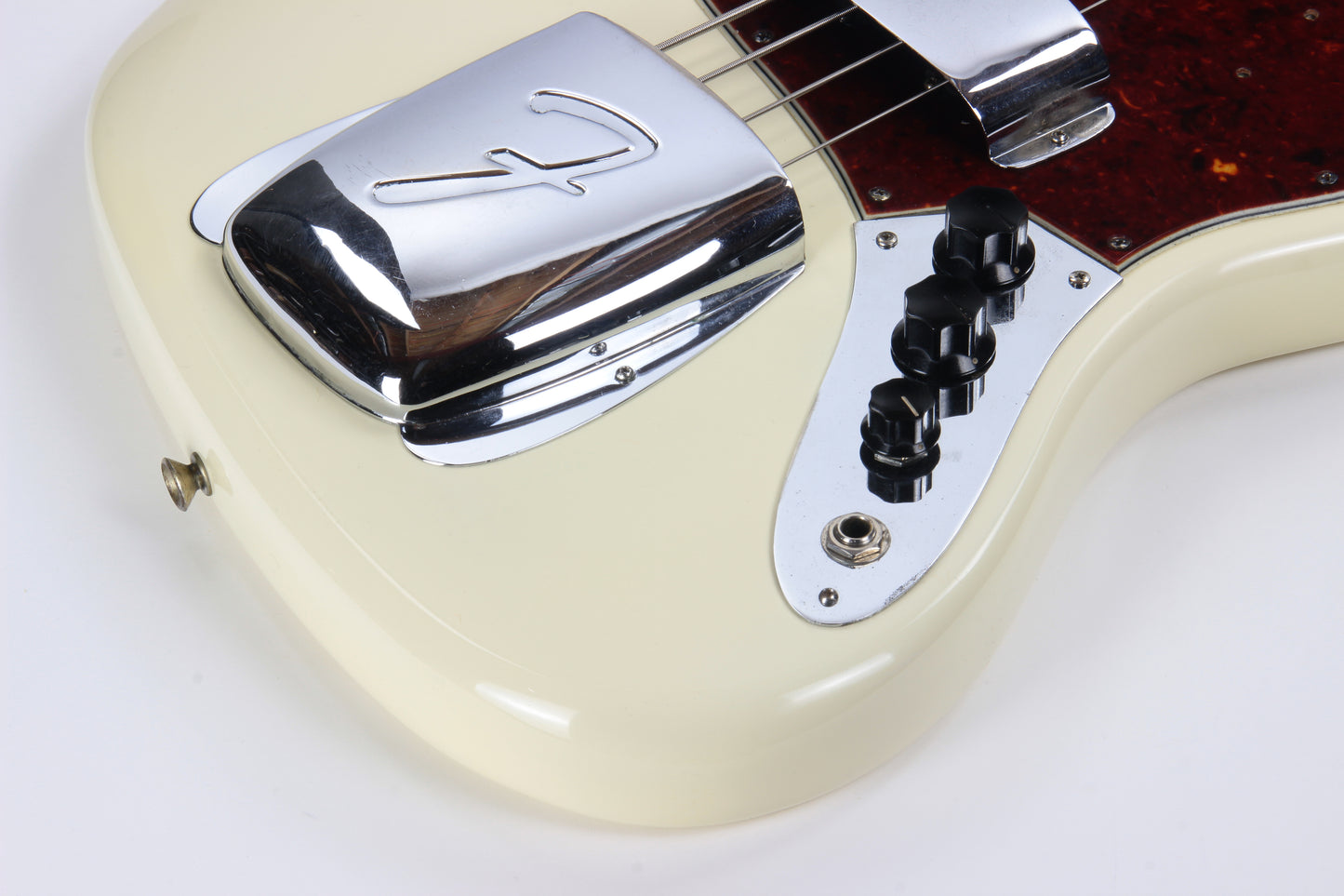 1964 Fender Jazz Bass Olympic White - Matching Headstock, Pre-CBS, Clay Dots, Vintage L-Series, Original Case